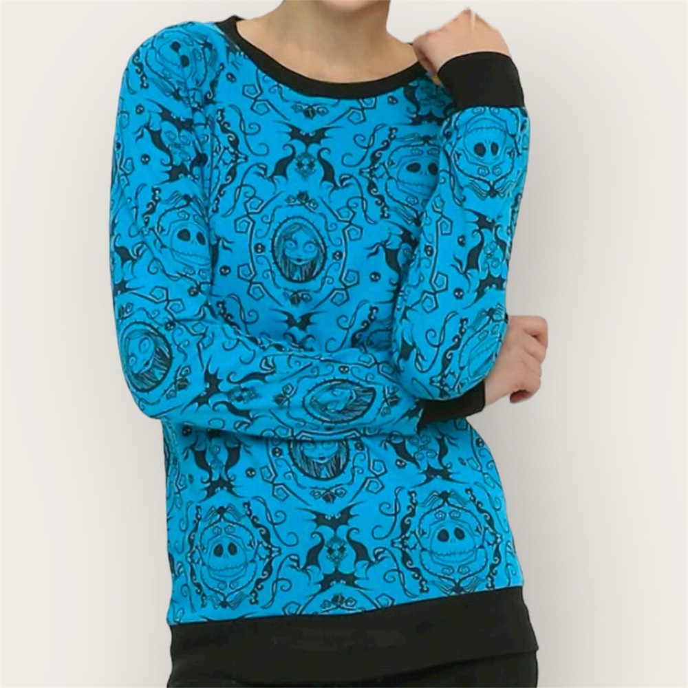 Disney | The Nightmare Before Christmas Sweatshirt | All Over Print | Halloween